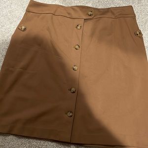J Jill Ponte button down skirt.
